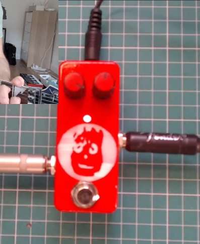 Photo of the finished pedal